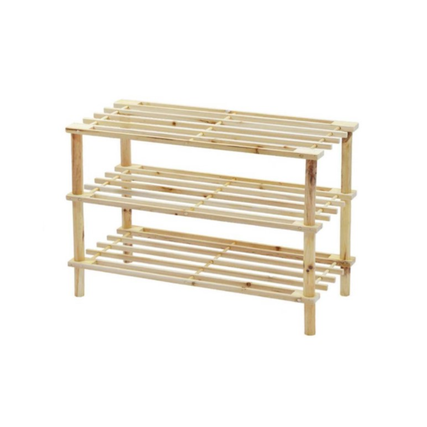 ZAPATERO IMPORTCLICK HOG.18 ORGANIZADOR 3 NIVELES 63X48.5X26 CM CAFÉ MADERA - 1