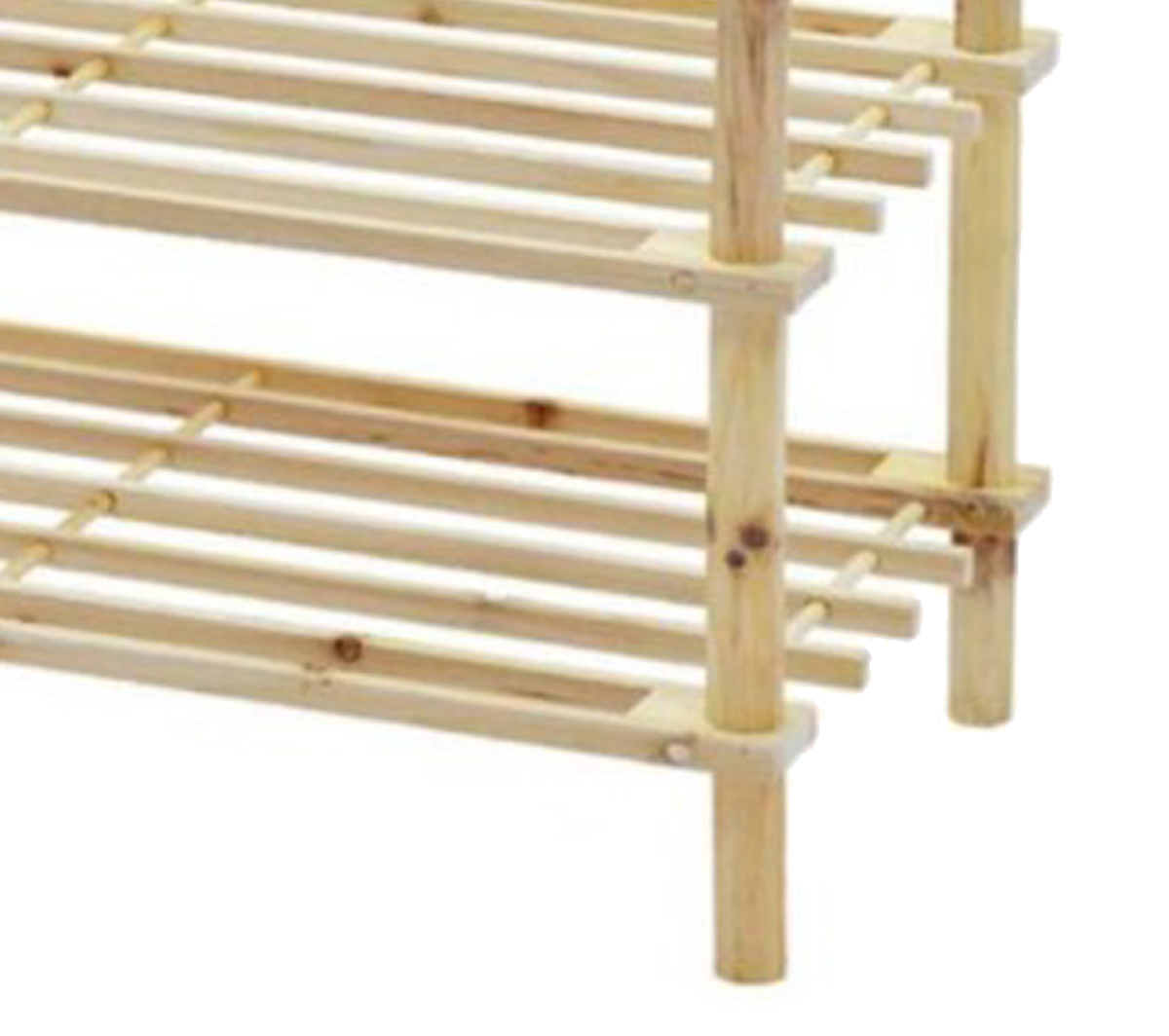 ZAPATERO IMPORTCLICK HOG.18 ORGANIZADOR 3 NIVELES 63X48.5X26 CM CAFÉ MADERA - 5