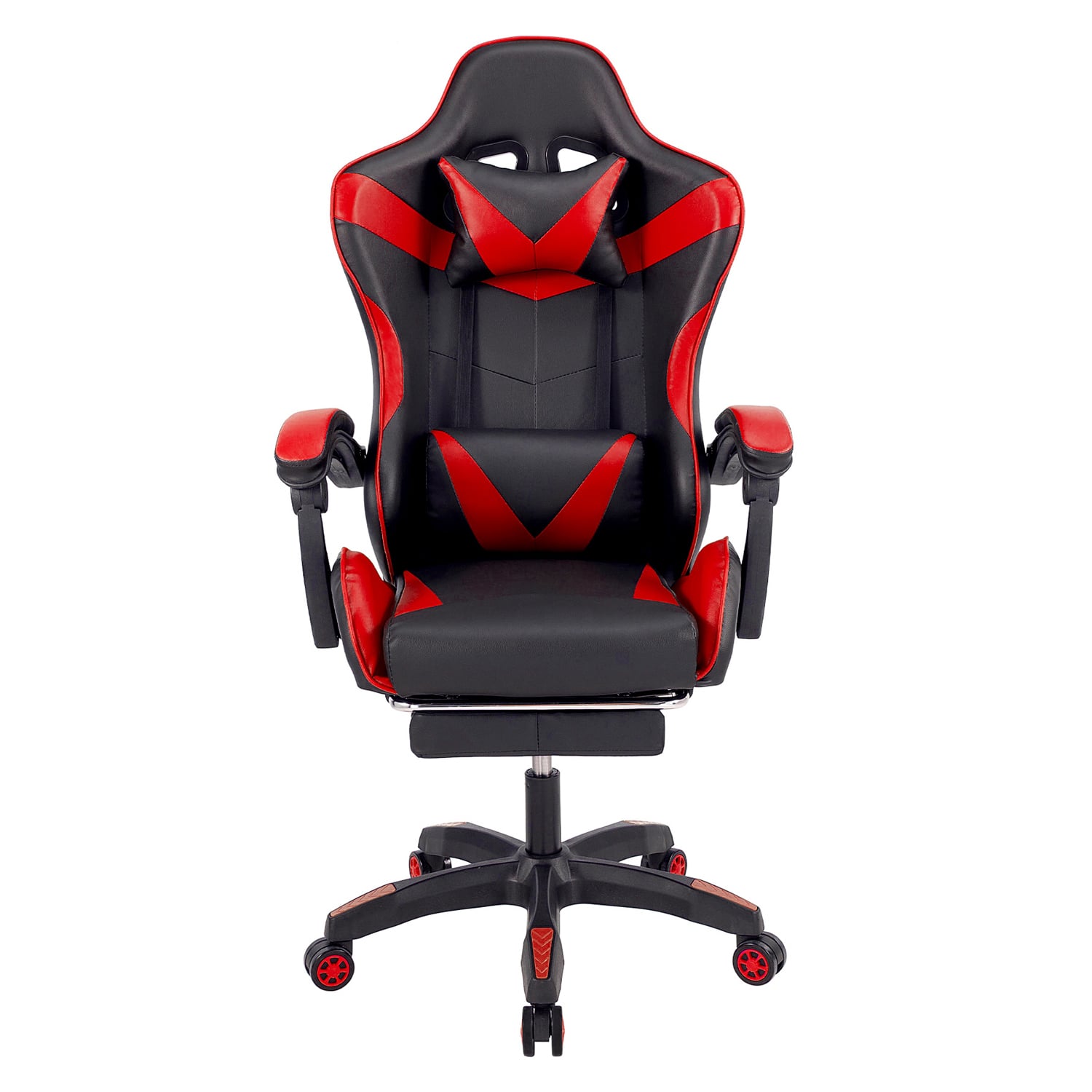 SILLA GAMER OFICINA AJUSTABLE RECLINABLE ROJA - 1