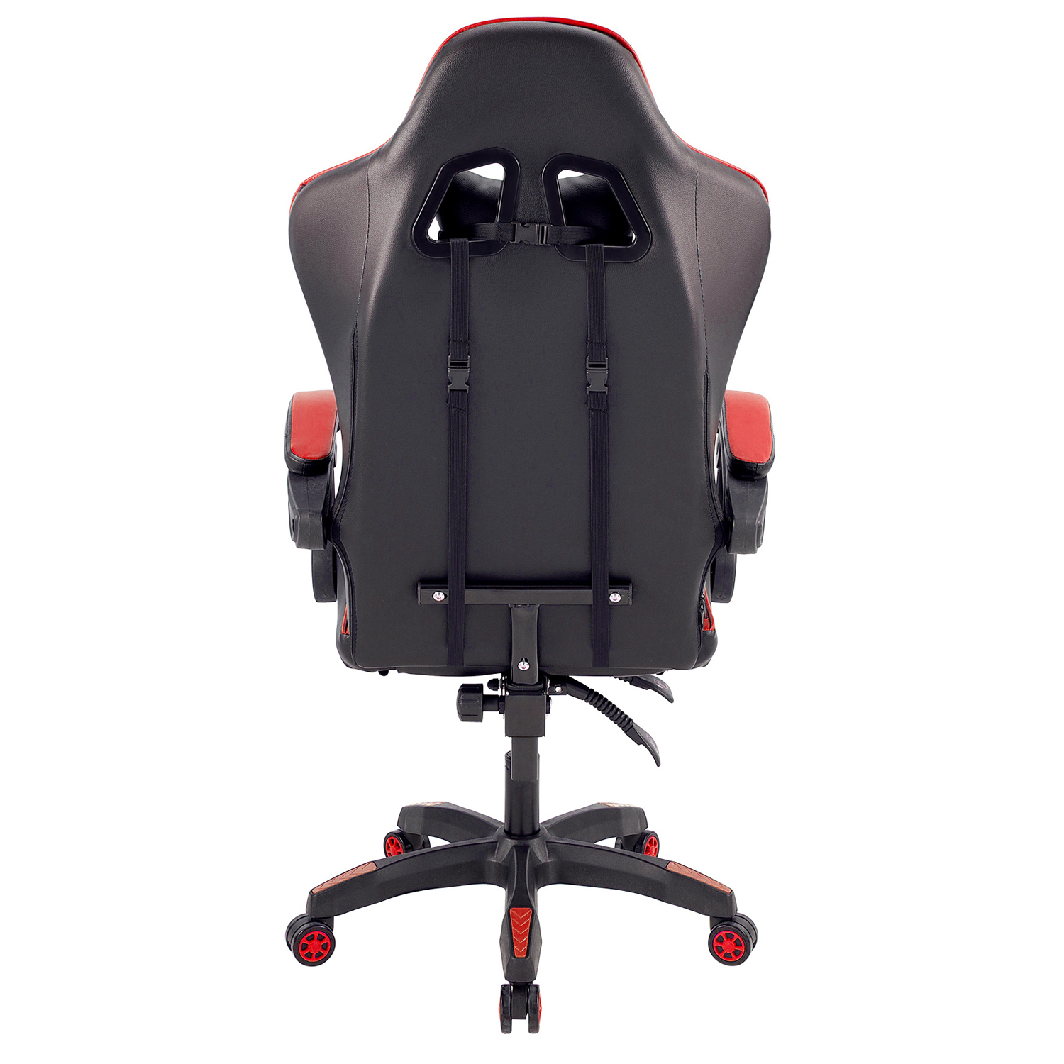 SILLA GAMER OFICINA AJUSTABLE RECLINABLE ROJA - 4