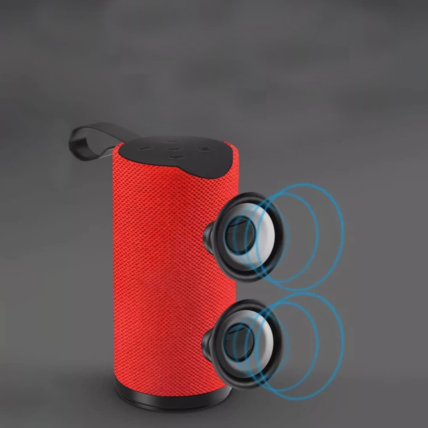 PARLANTE BLUETOOTH IMPORTCLICK TEC.18 ALTAVOZ ROJO USB - 2