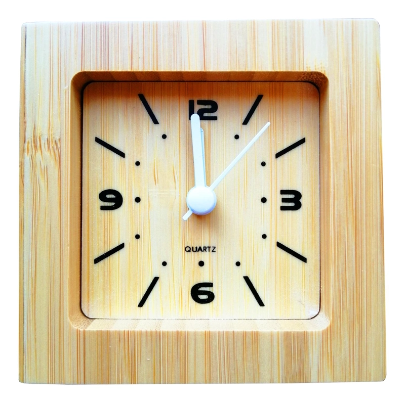 RELOJ DESPERTADOR BAMBU ECOLOGICO