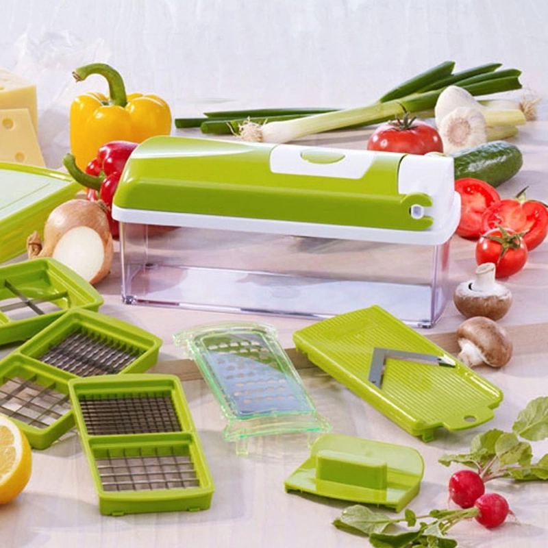 PICADOR RALLADOR CORTADOR MULTIUSO FRUTAS VERDURAS - 5