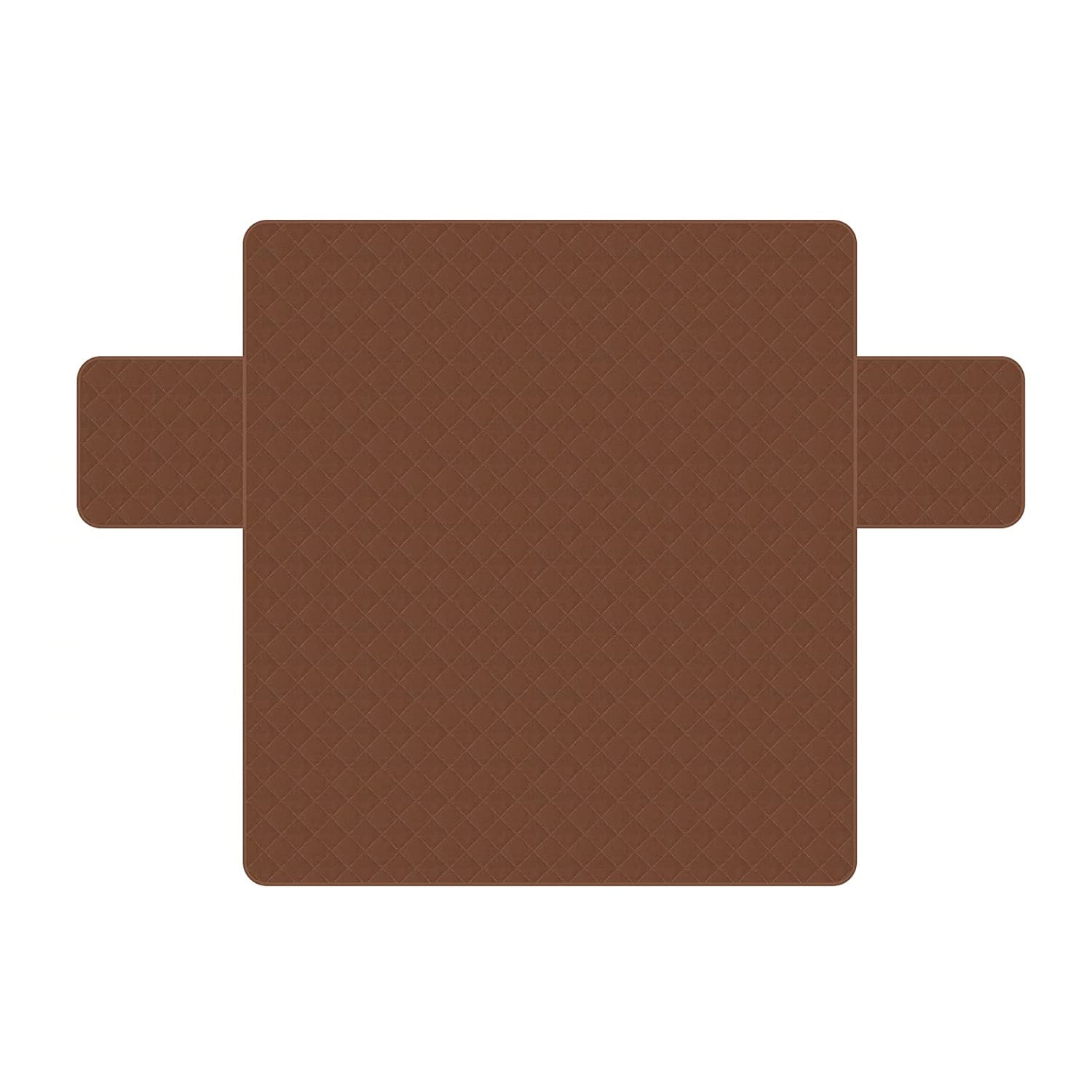 FUNDA COBERTOR PROTECTOR SOFÁ SILLÓN 2 CUERPOS CAFÉ - 4