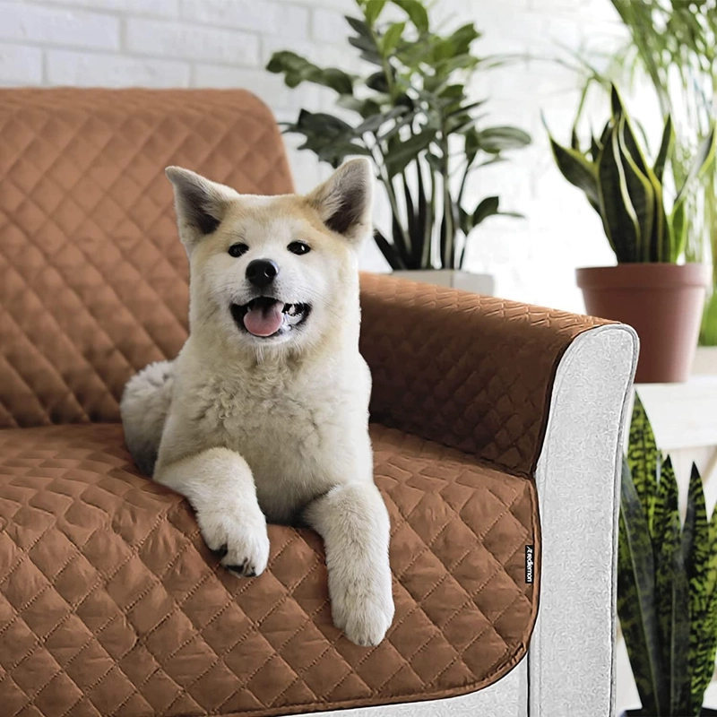 FUNDA COBERTOR PROTECTOR SOFA SILLON 2 CUERPOS CAFE - 5