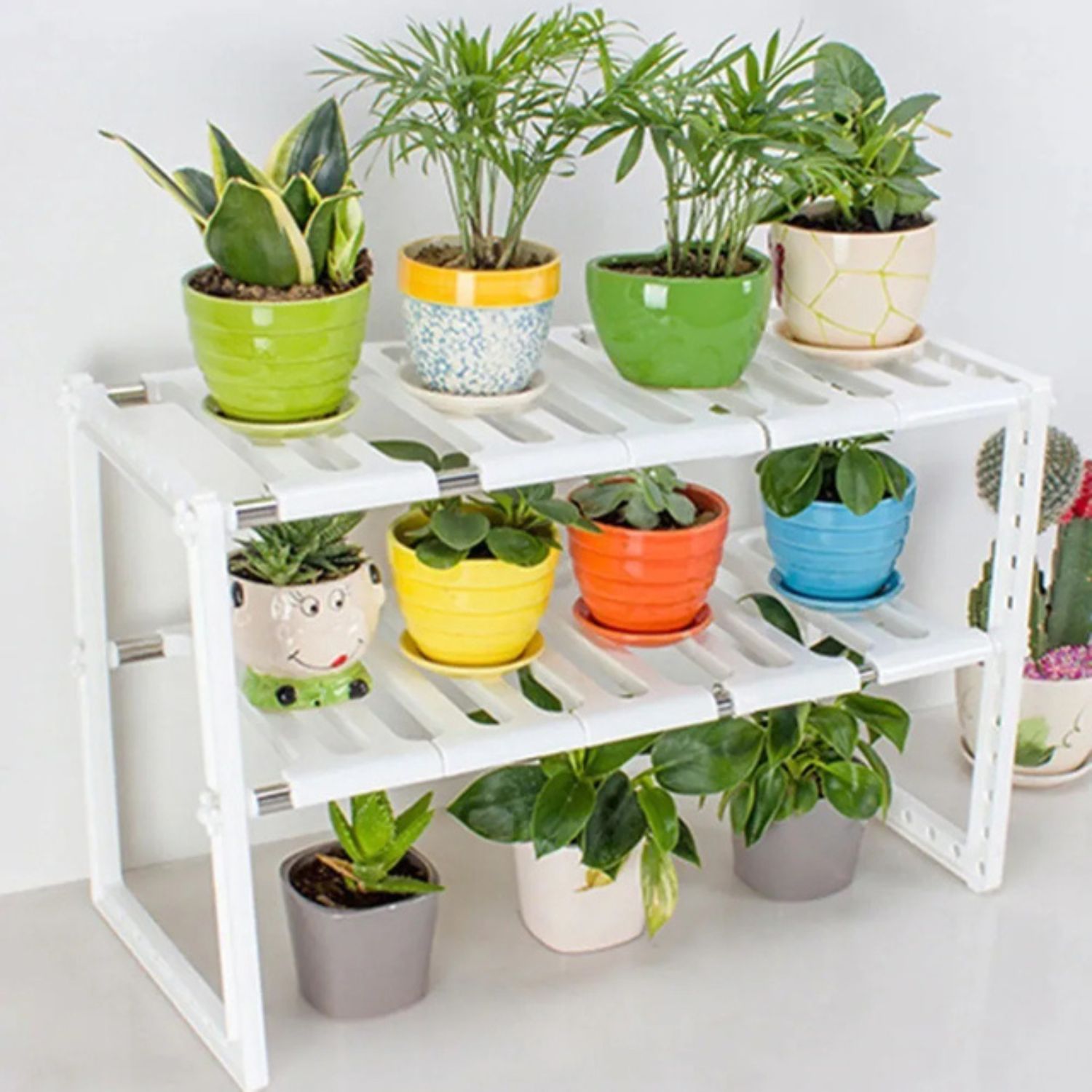 ESTANTE ORGANIZADOR 2 NIVELES MULTIUSO COCINA 75X46X26 CM - 6