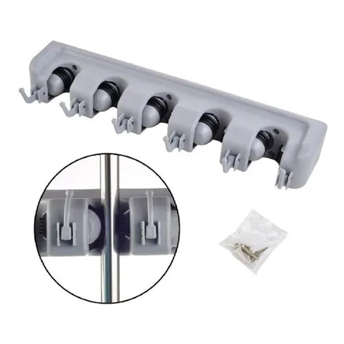 SOPORTE ORGANIZADOR DE PARED MULTIUSO 5 PUESTOS - 4