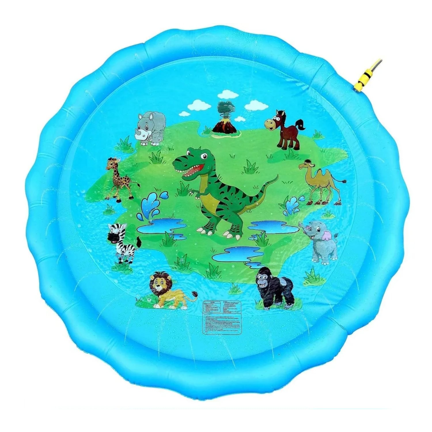 PISCINA IMPORTCLICK ALFOMBRA INFANTIL REGADERA AGUA 150 CM AZUL - 1