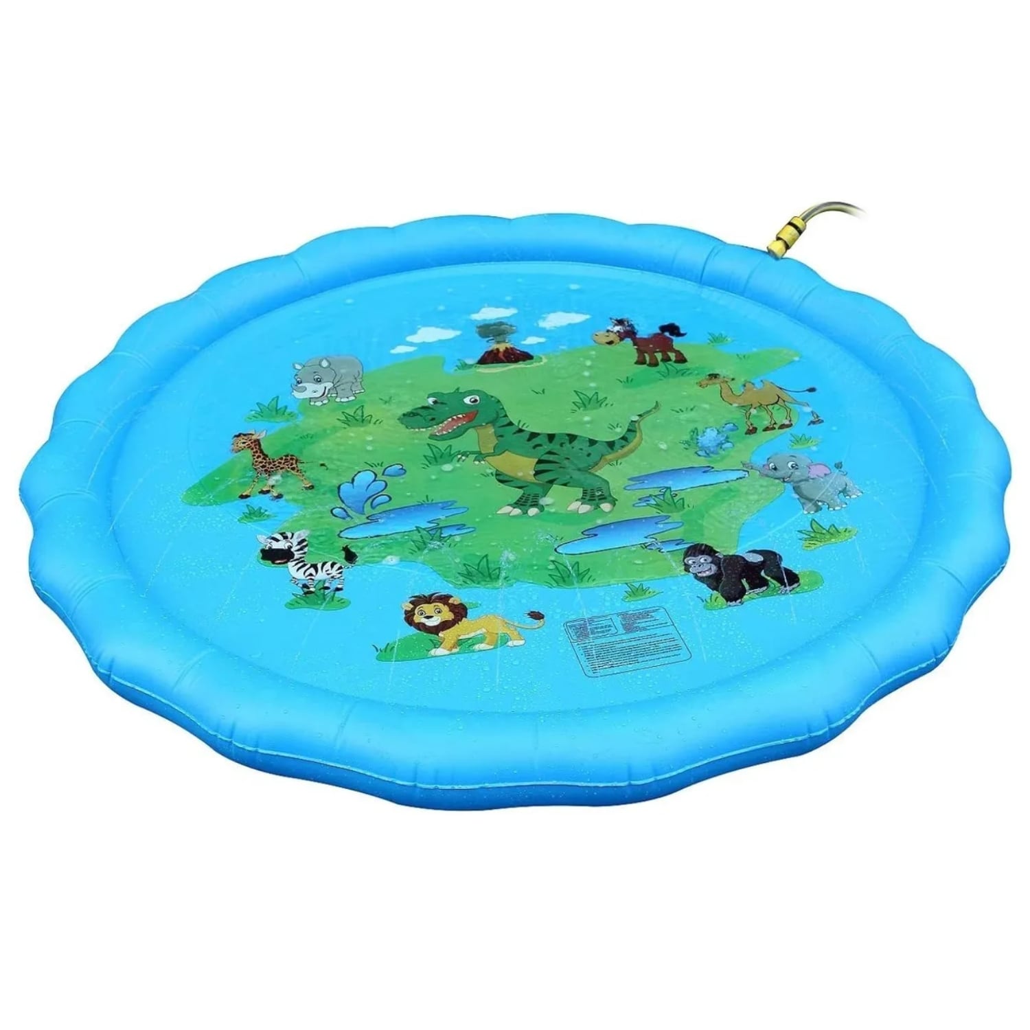 PISCINA IMPORTCLICK ALFOMBRA INFANTIL REGADERA AGUA 150 CM AZUL - 3