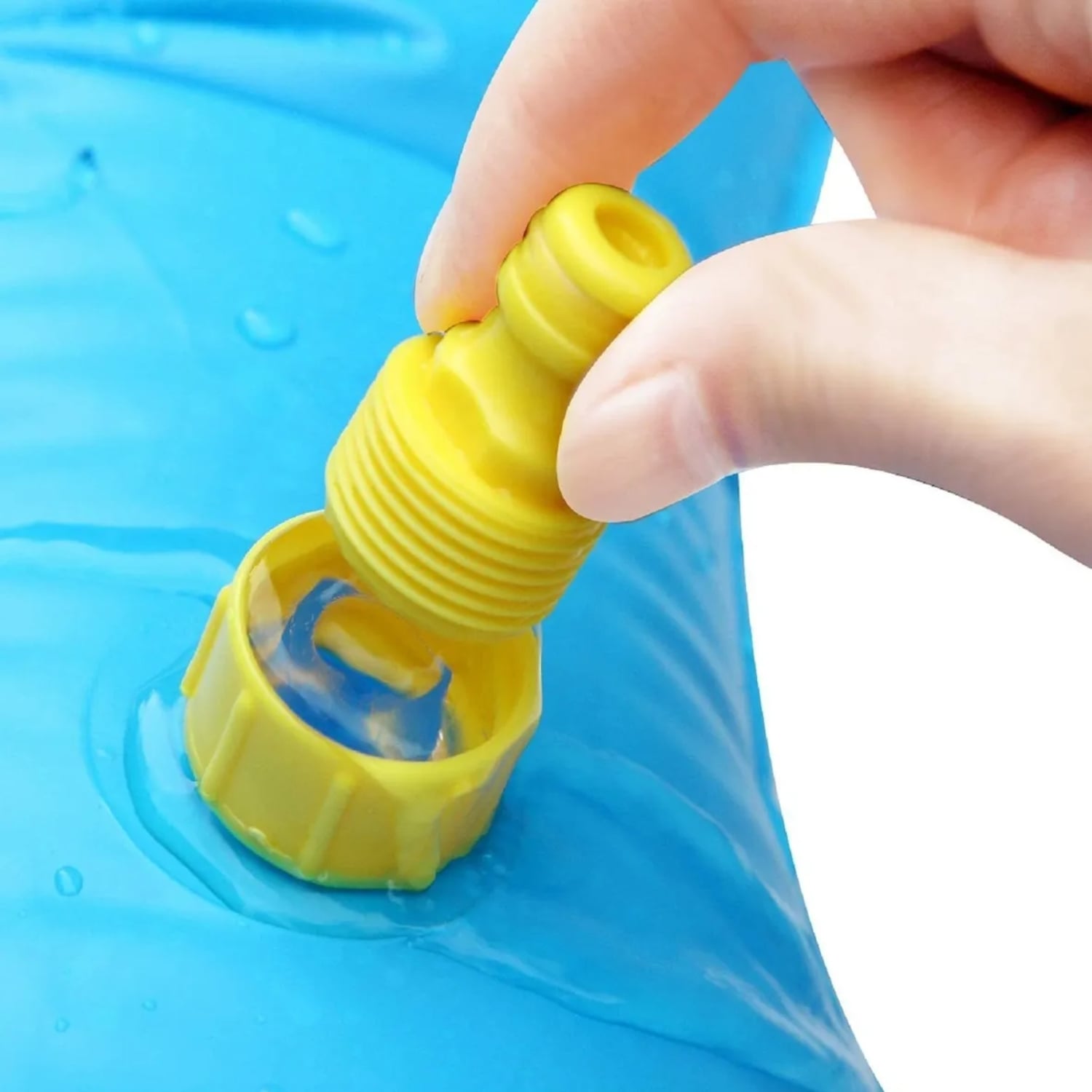 PISCINA IMPORTCLICK ALFOMBRA INFANTIL REGADERA AGUA 150 CM AZUL - 5