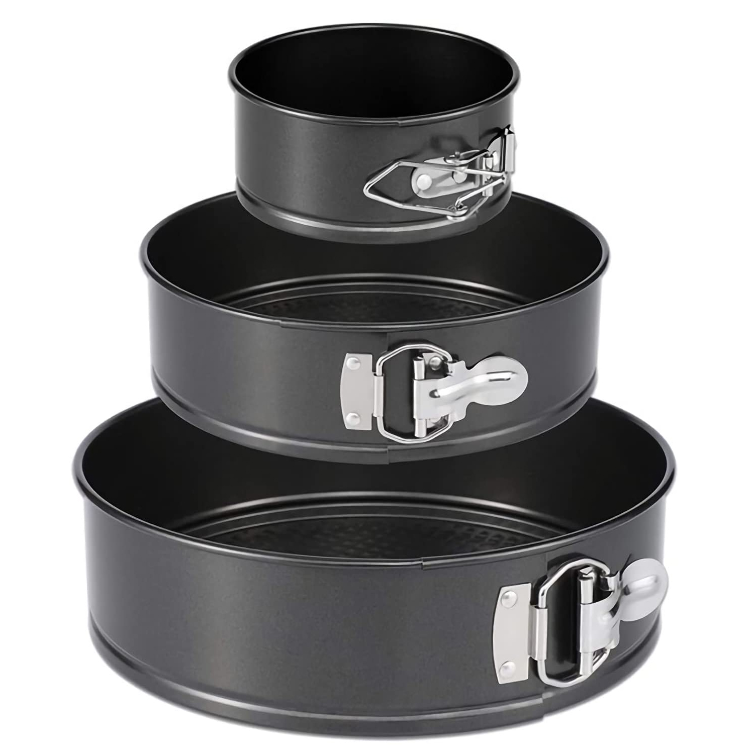 SET 3 MOLDES CIRCULAR DESMONTABLE ANTIADHERENTE COCINA - 1