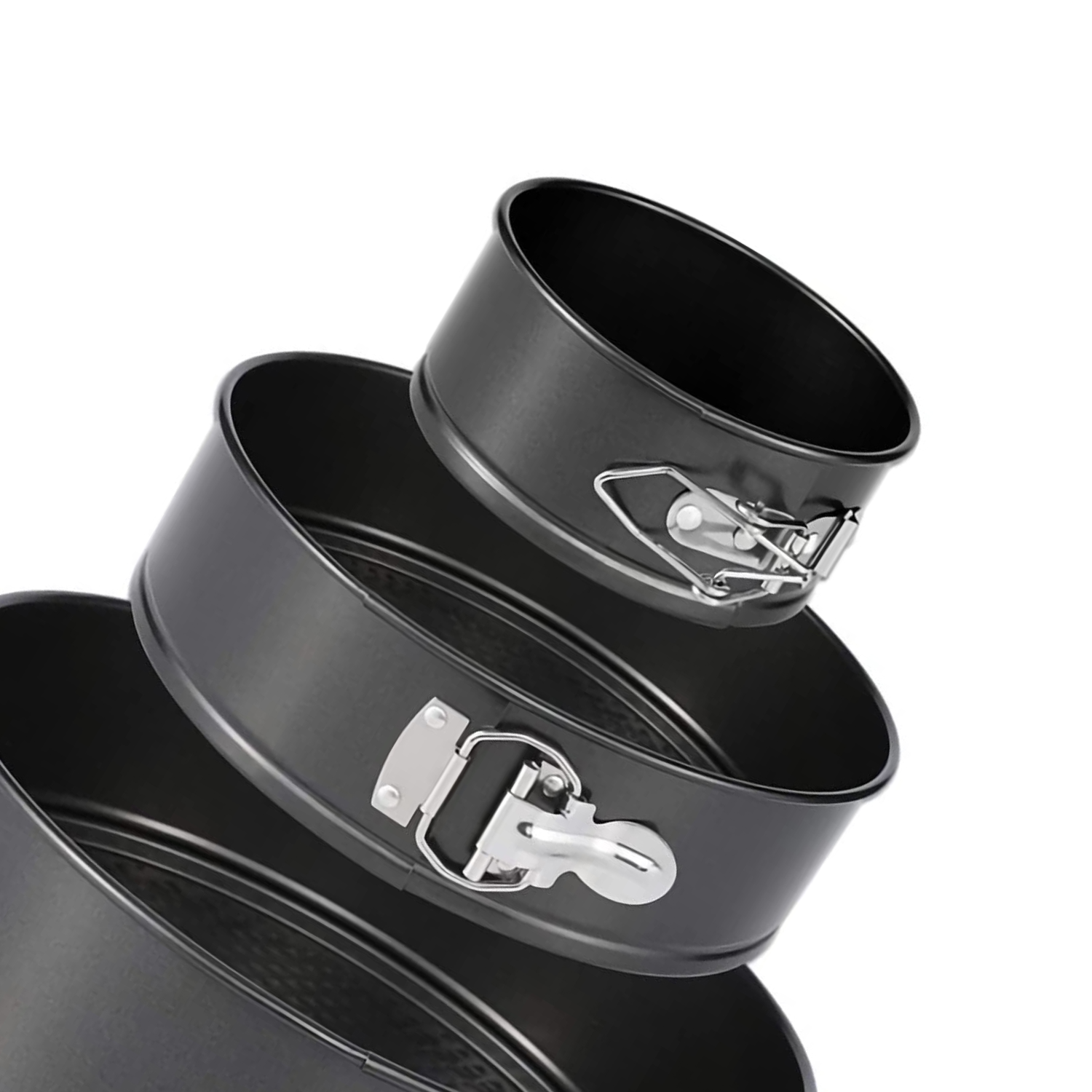 SET 3 MOLDES CIRCULAR DESMONTABLE ANTIADHERENTE COCINA - 2