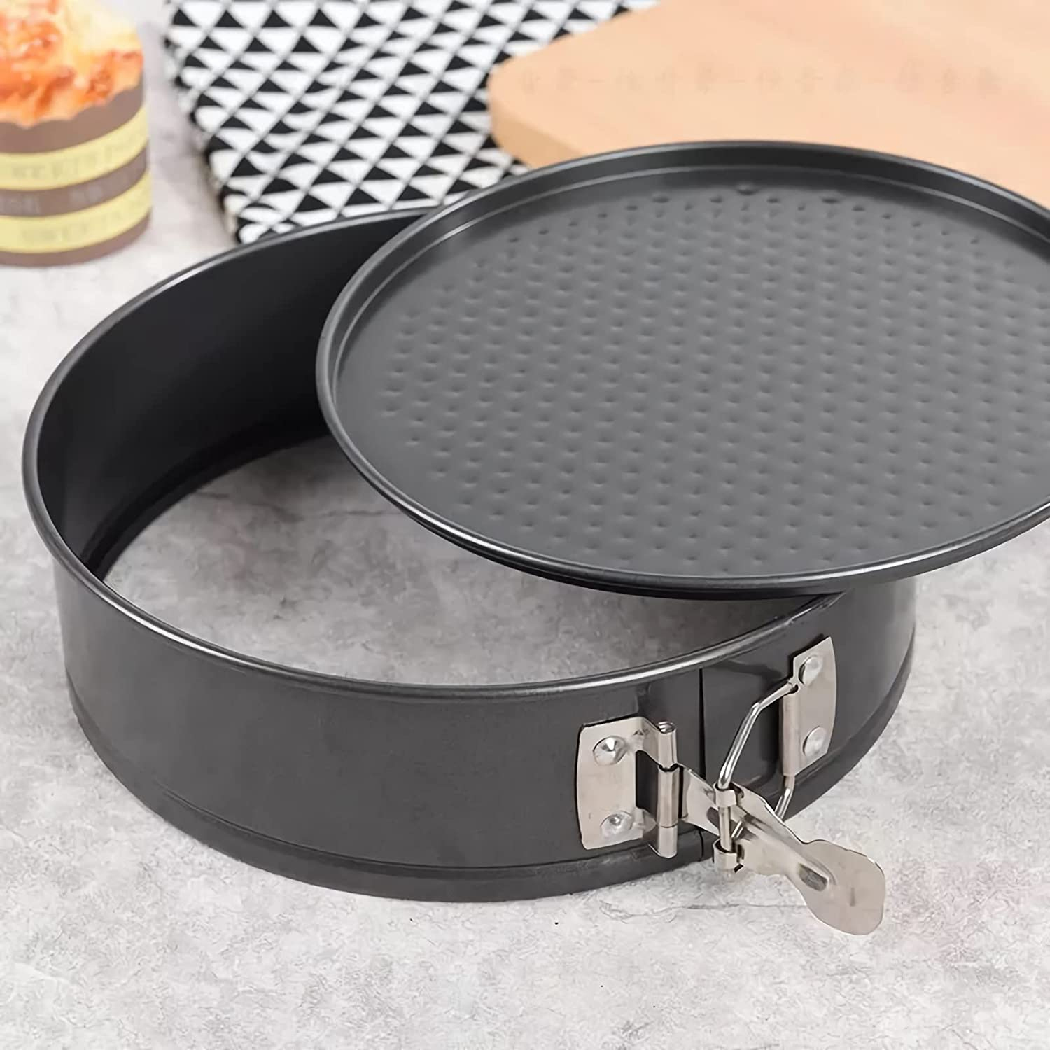 SET 3 MOLDES CIRCULAR DESMONTABLE ANTIADHERENTE COCINA - 5