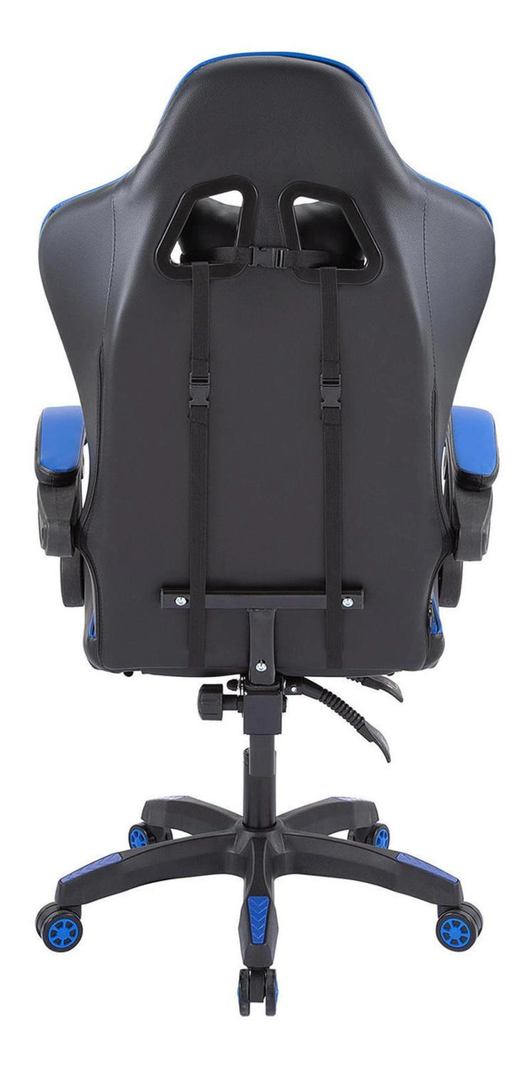 SILLA GAMER OFICINA AJUSTABLE RECLINABLE AZUL - 6