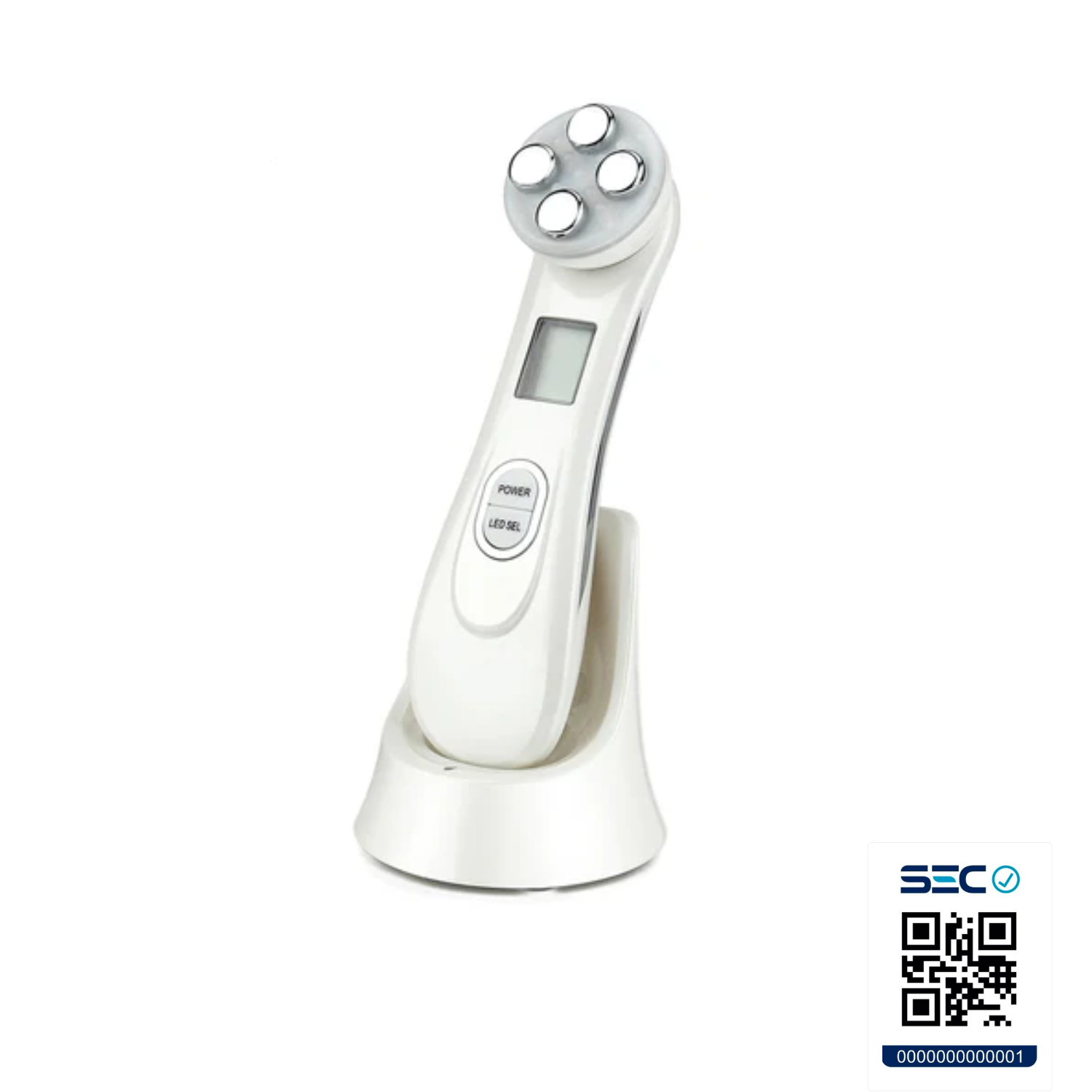 LIMPIADOR IMPORTCLICK SAL.09 RADIOFRECUENCIA FACIAL MASOTERAPIA LED LUZ EMS MASAJEADOR 6 EN 1 - 6