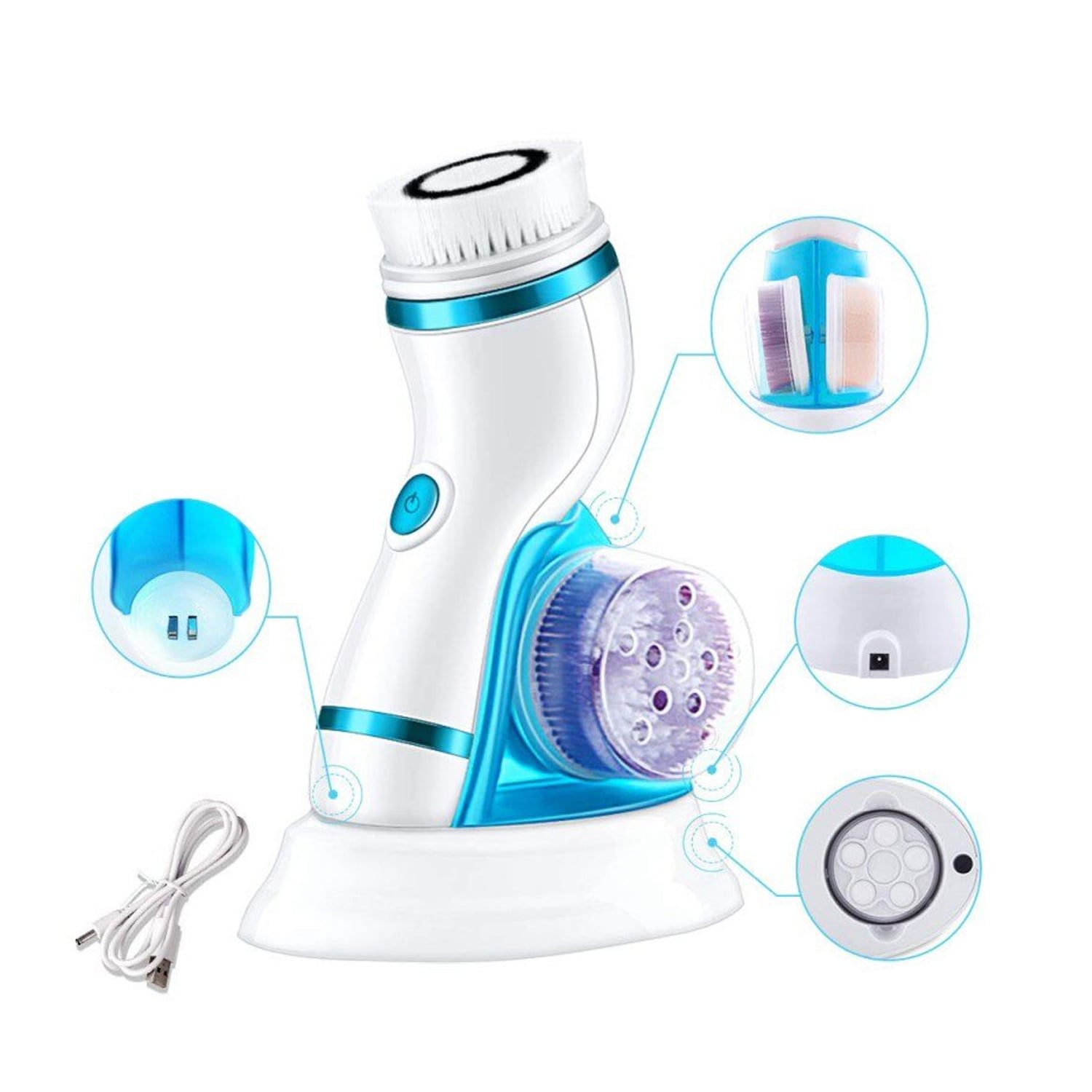 MÁQUINA SONIC GALVÁNICA LIMPIEZA FACIAL CUERPO 3 FUNCIONES - 4