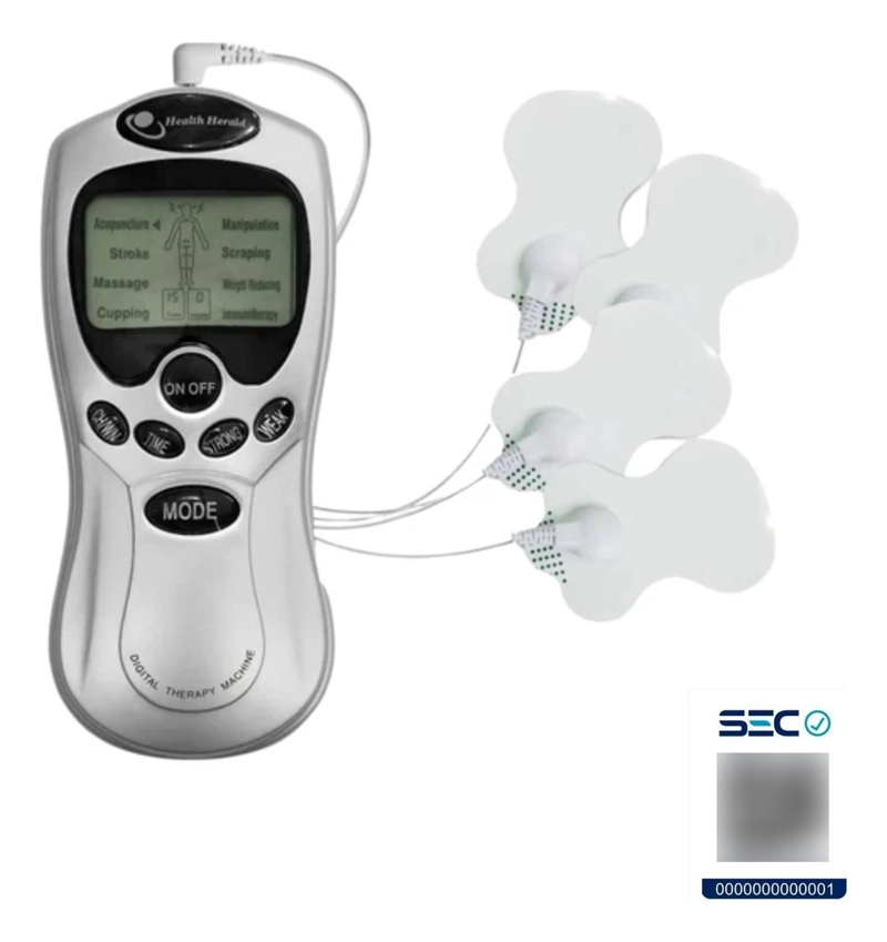 ELECTROFÍSICO IMPORTCLICK DEP23 TENS ELECTRO ESTIMULADOR 4 PARCHES - 6