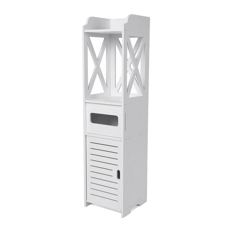 ESTANTE IMPORTCLICK HOG.44 BLANCO BAÑO ORGANIZADOR MULTIUSO 80X20X18 CM - 1