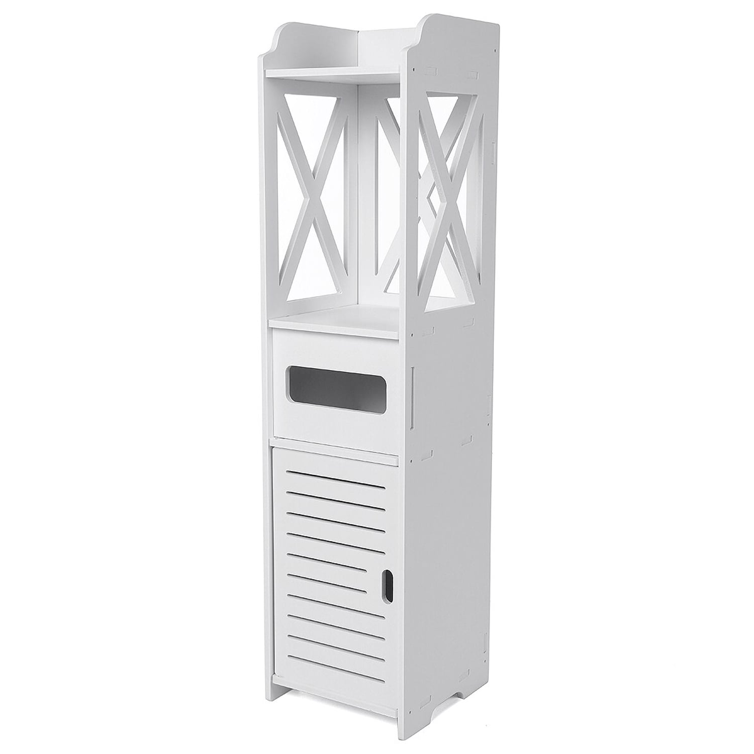 ESTANTE IMPORTCLICK HOG.44 BLANCO BAÑO ORGANIZADOR MULTIUSO 80X20X18 CM - 1
