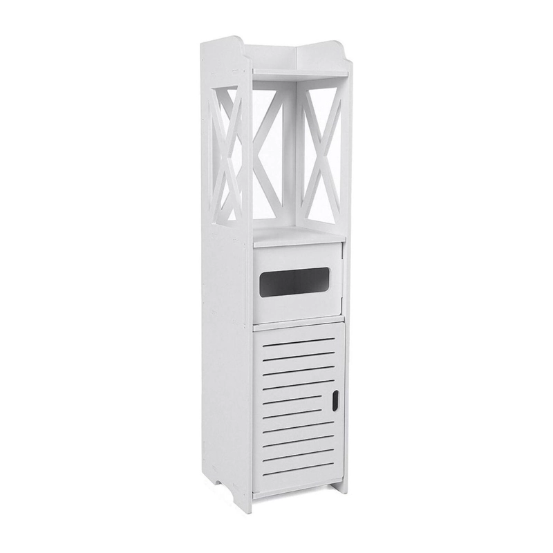 ESTANTE IMPORTCLICK HOG.44 BLANCO BAÑO ORGANIZADOR MULTIUSO 80X20X18 CM - 2