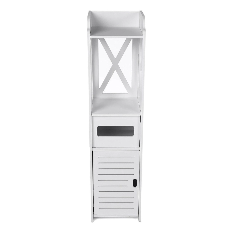 ESTANTE IMPORTCLICK HOG.44 BLANCO BAÑO ORGANIZADOR MULTIUSO 80X20X18 CM - 3