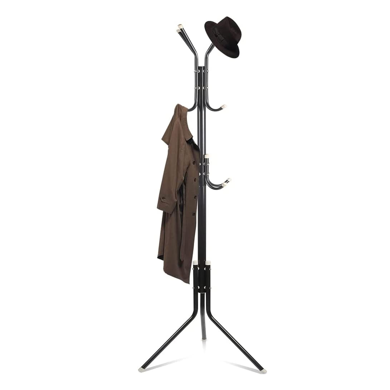 COLGADOR IMPORTCLICK HOG.45 NEGRO PERCHERO METÁLICO TRÍPODE 165CM X 42CM - 3