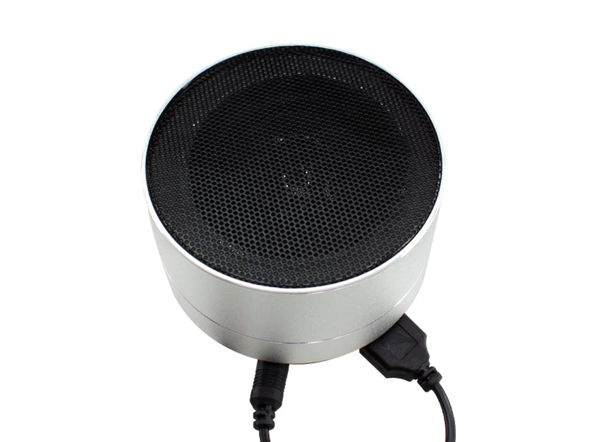 PARLANTE ALTAVOZ INALÁMBRICO RECARGABLE USB METÁLICO - 2