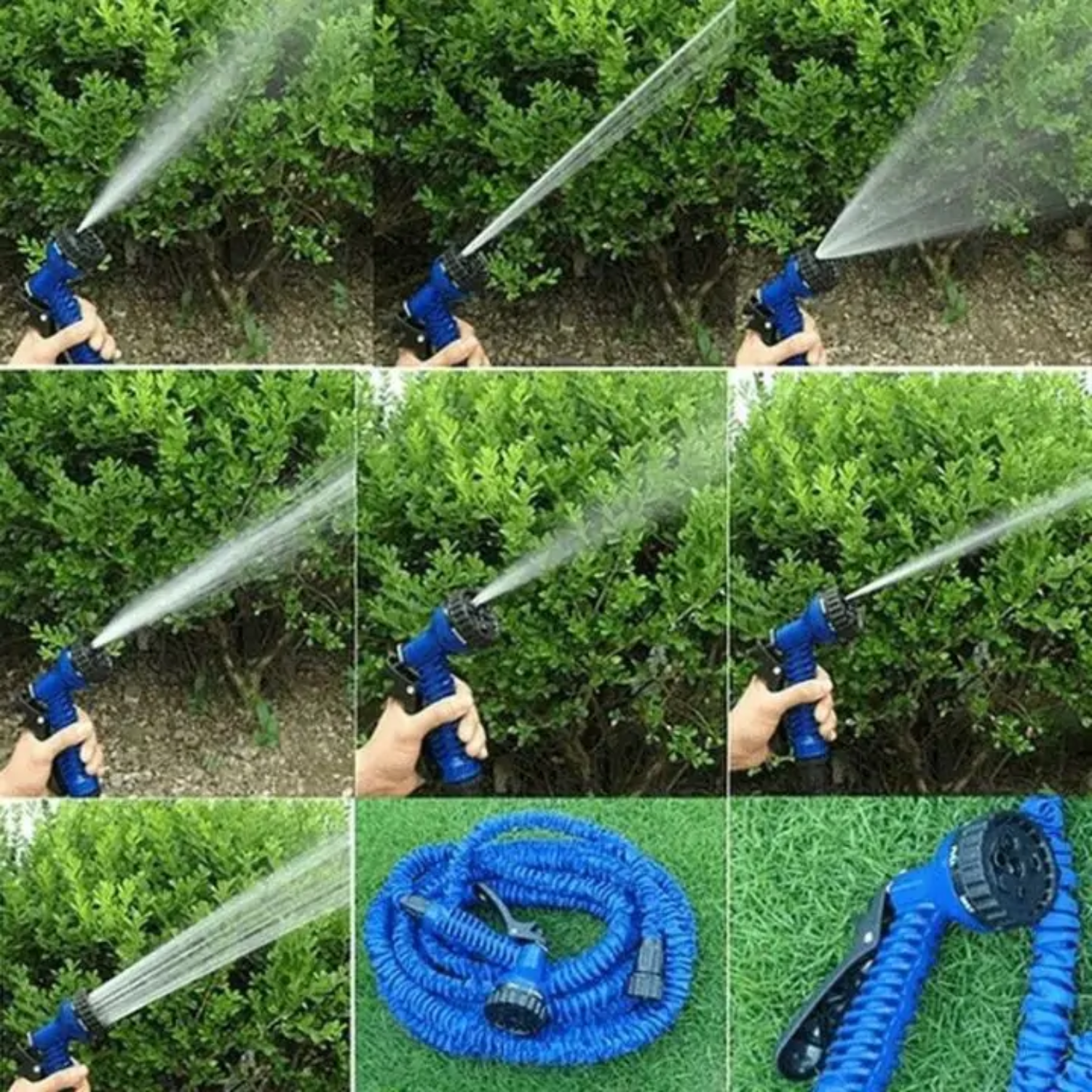 MANGUERA REFORZADA RETRÁCTIL 30 MTS JARDÍN AZUL - 6