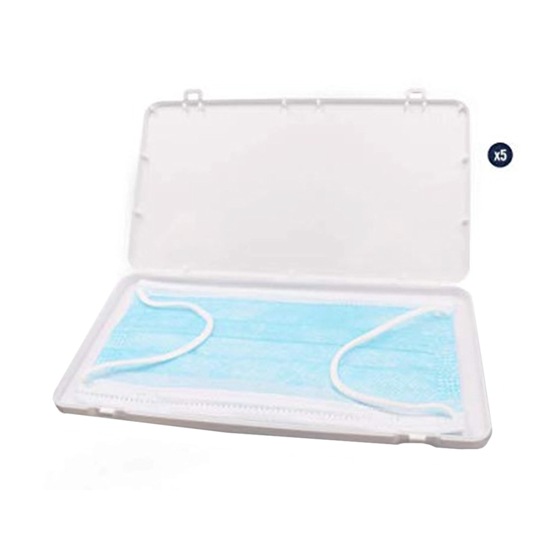 ESTUCHE IMPORTCLICK BLANCO PORTA MASCARILLA TRES PLIEGUES - 2