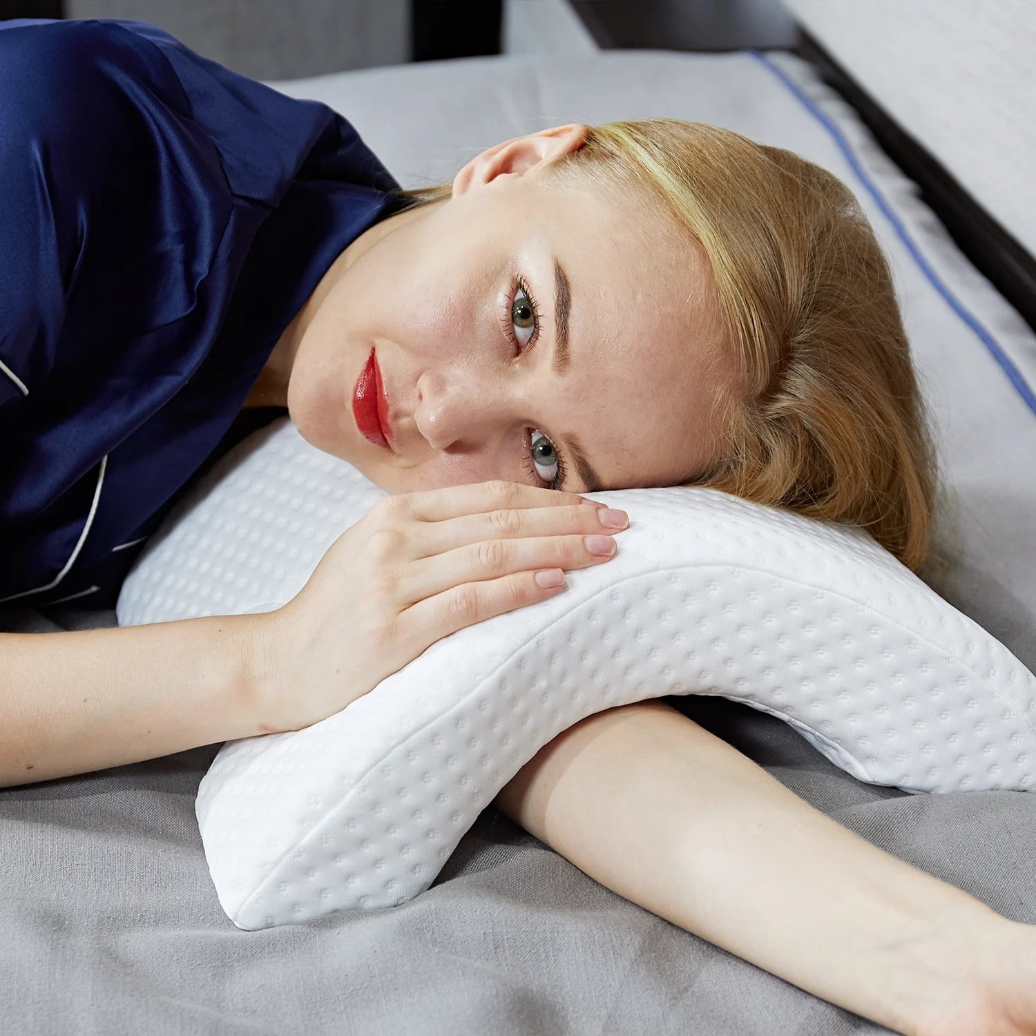 PACK 2 ALMOHADAS IMPORTCLICK HOG.46 CERVICAL MEMORIA 34 X 30 CM BLANCO - 7
