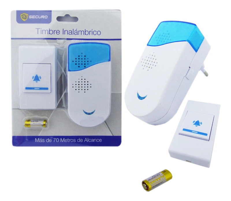 TIMBRE INALAMBRICO 220 V 70 MTS ALCANCE - 3