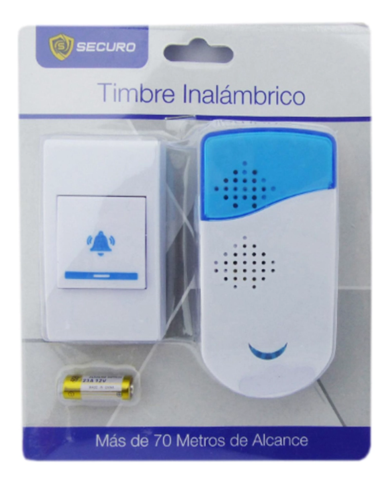 TIMBRE INALAMBRICO 220 V 70 MTS ALCANCE - 4