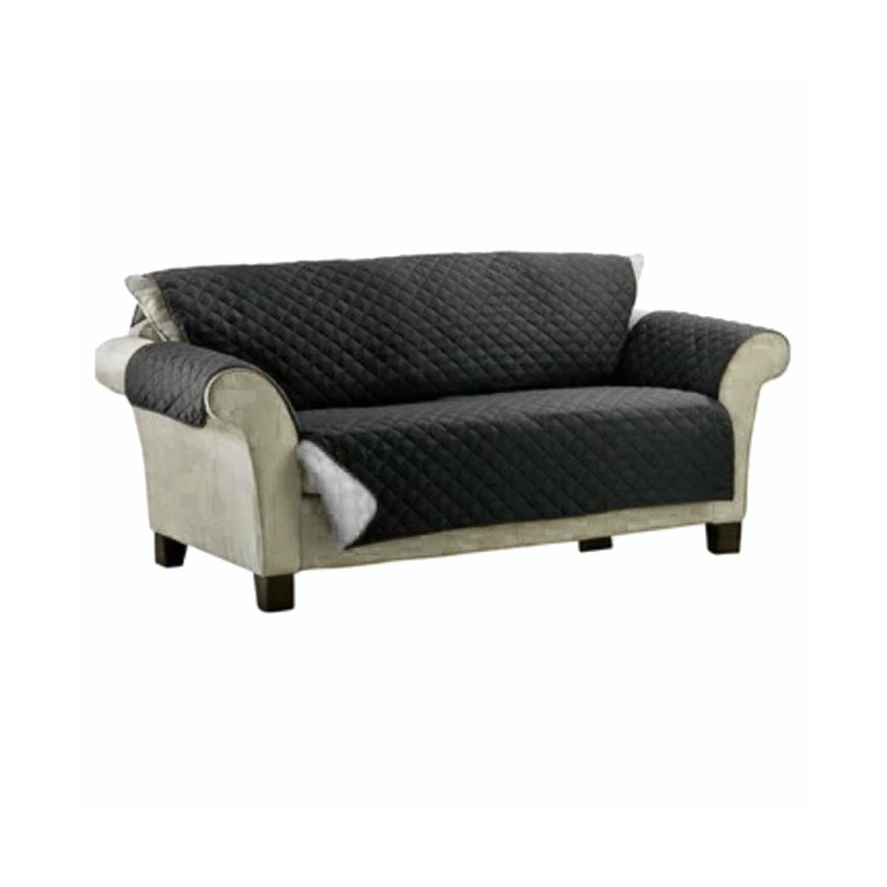 FUNDA COBERTOR PROTECTOR SOFA SILLON 3 CUERPOS NEGRO - 4