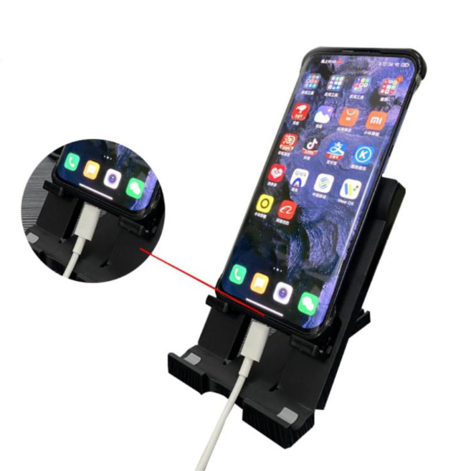 SOPORTE IMPORTCLICK TEC.24 PORTA TABLET SMARTPHONE 16 CM NEGRO - 6