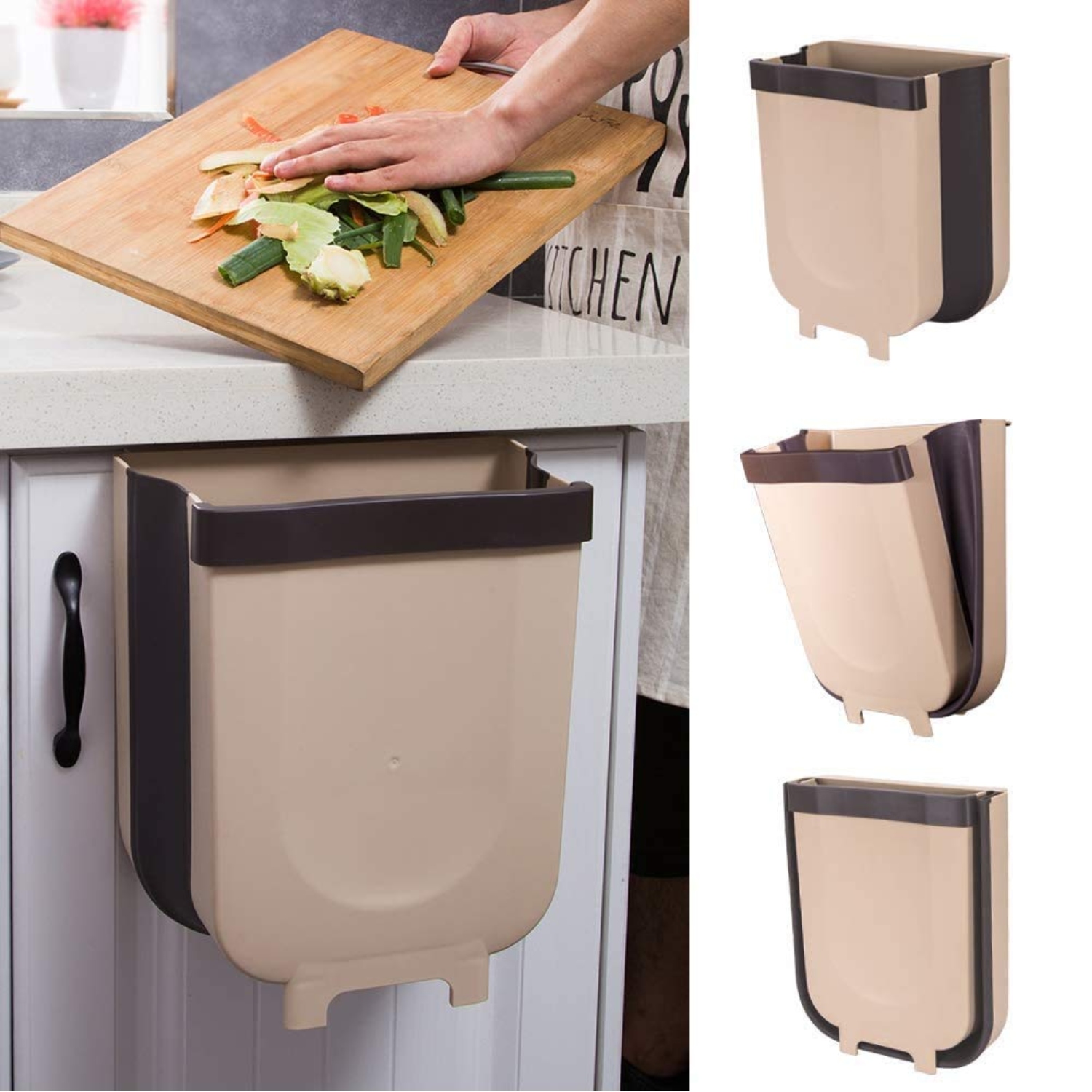BASURERO IMPORTCLICK HOG.62 AJUSTABLE COCINA PLEGABLE - 5