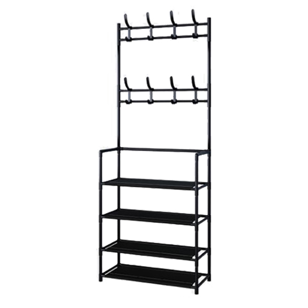 RACK IMPORTCLICK HOG.84 ESTANTE ORGANIZADOR COLGADOR 4 NIVELES NEGRO - 1