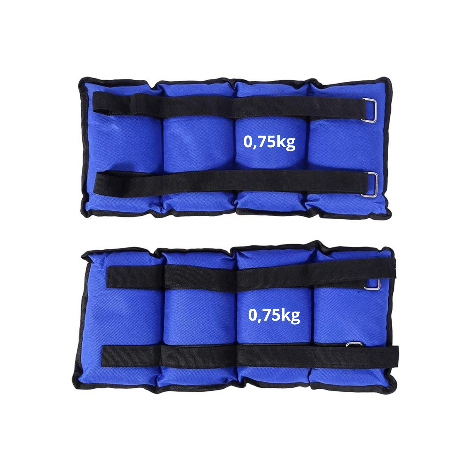 PESAS DEPORTIVAS IMPORTCLICK 1.5 KG PARA TOBILLOS Y MUÑECA 1,5 AZUL - 2