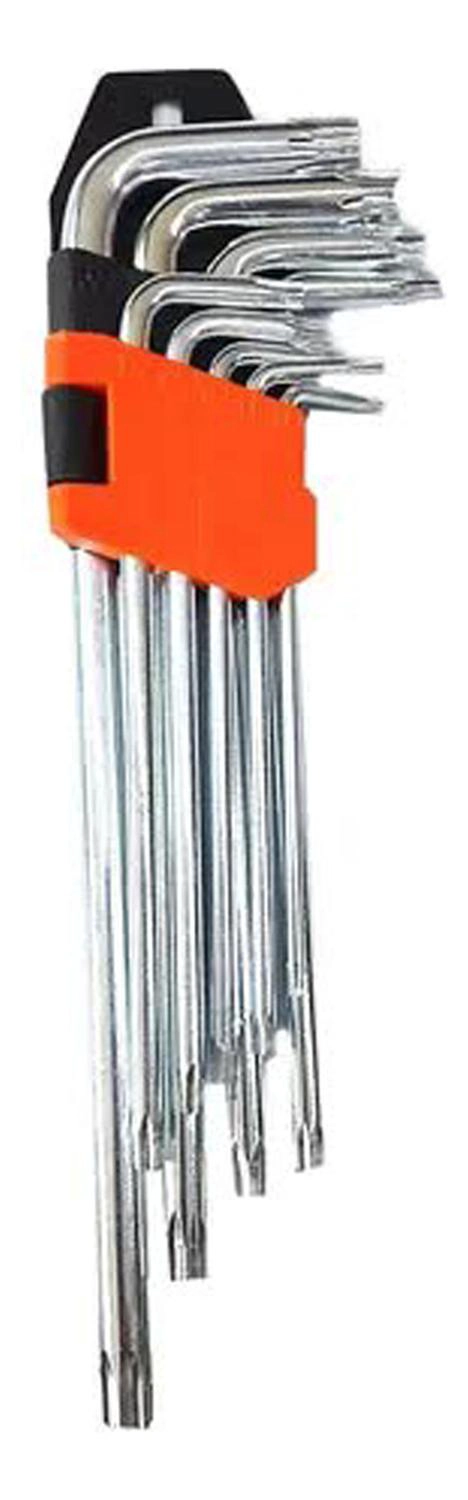 KIT LLAVE TORQUE FORMA ESTRELLA 9 PIEZAS - 2