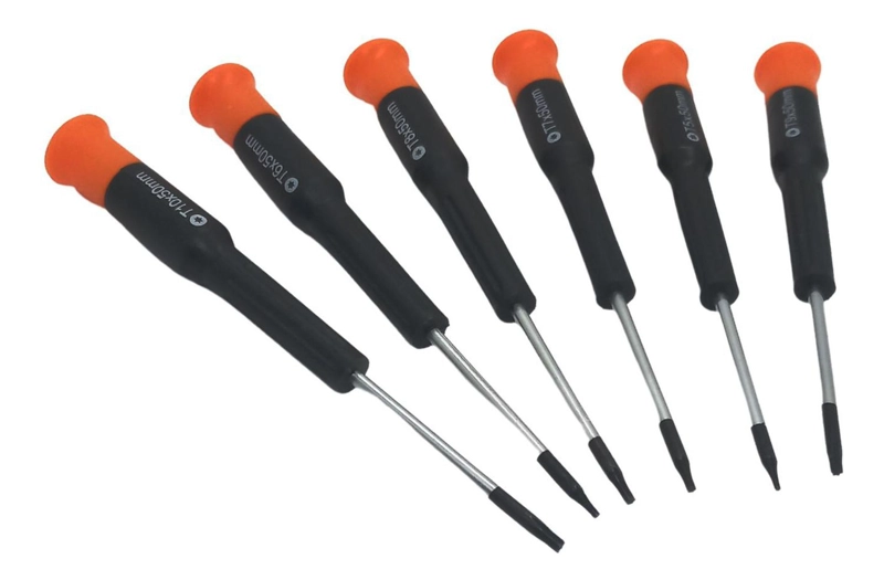 KIT HERRAMIENTAS DESATORNILLADORES TORQUE ESTRELLA 6 PIEZAS - 1