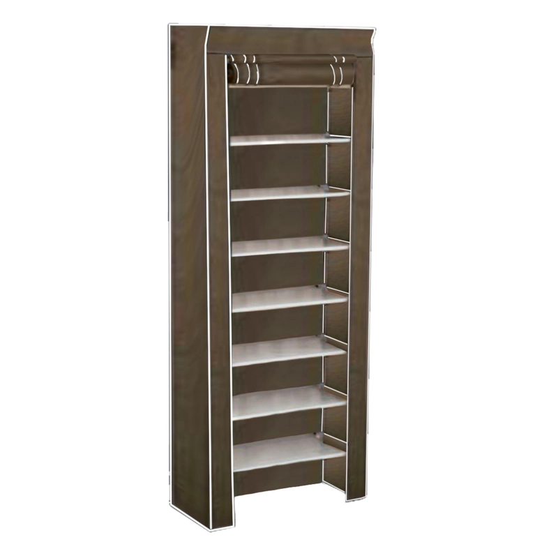 ZAPATERO IMPORTCLICK HOG.76 ORGANIZADOR HOGAR 9 NIVELES 1.60X60X30 CM CAFÉ - 2
