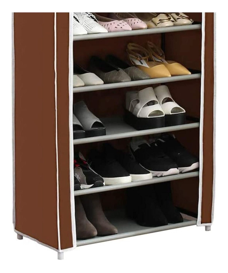 ZAPATERO IMPORTCLICK HOG.76 ORGANIZADOR HOGAR 9 NIVELES 1.60X60X30 CM CAFÉ - 6