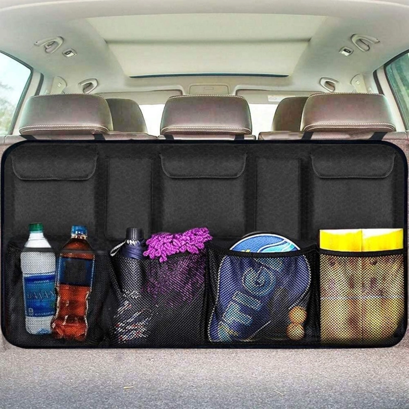 ORGANIZADOR ASIENTO AUTOMOVIL COLGANTE MULTIUSO 90X47X8 CM - 5