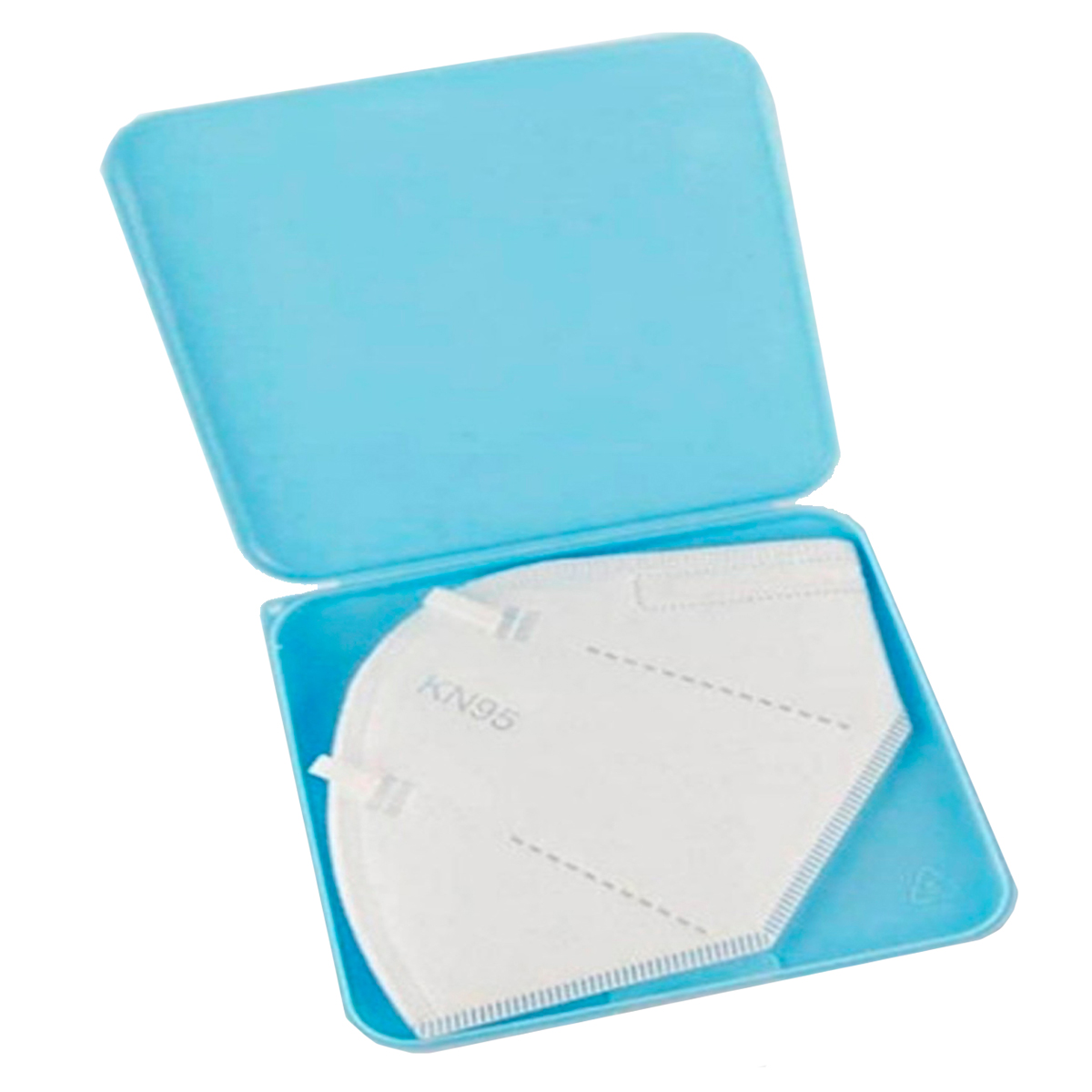 ESTUCHE IMPORTCLICK CELESTE PORTA MASCARILLA KN-95 - 2