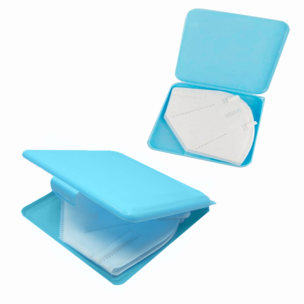 ESTUCHE IMPORTCLICK CELESTE PORTA MASCARILLA KN-95 - 3