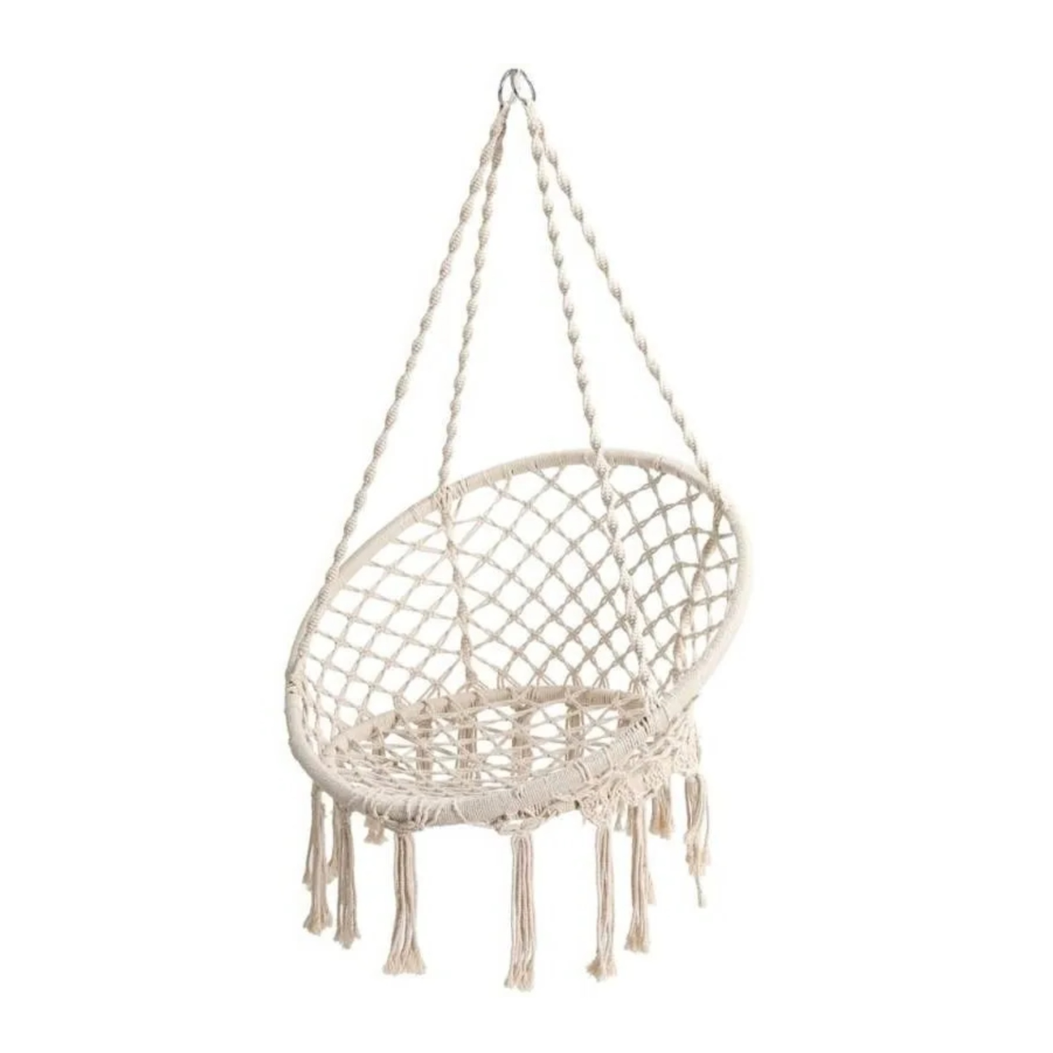 HAMACA IMPORTCLICK HOG.64 SILLA COLUMPIO ALGODÓN BLANCO 80 X 70 CM - 1
