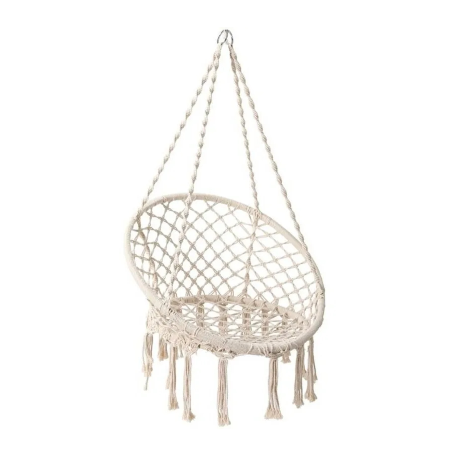 HAMACA IMPORTCLICK HOG.64 SILLA COLUMPIO ALGODÓN BLANCO 80 X 70 CM - 2