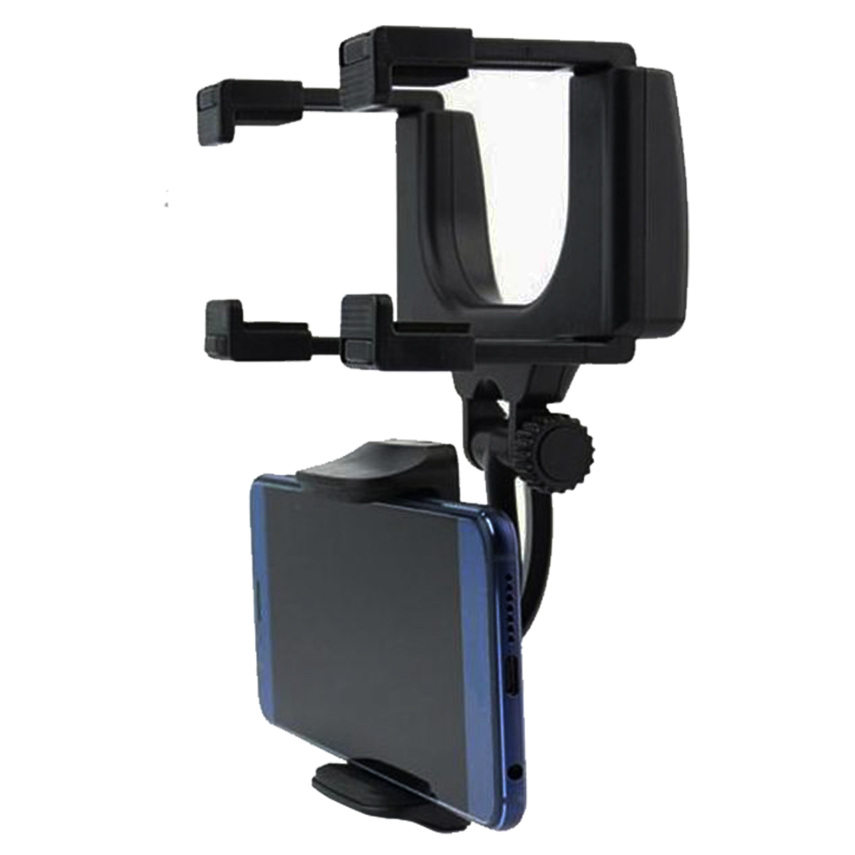 SOPORTE CELULAR IMPORTCLICK AUT.16 ESPEJO AUTOMÓVIL NEGRO - 3