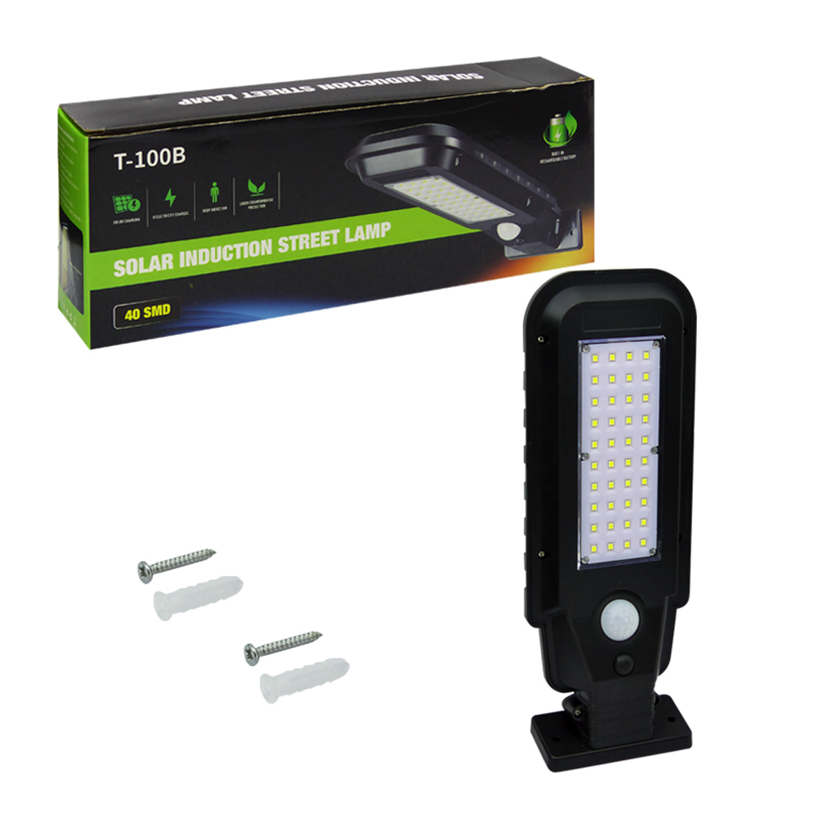 FOCO SOLAR 40 LED 5.5 V LUZ BLANCA - 4