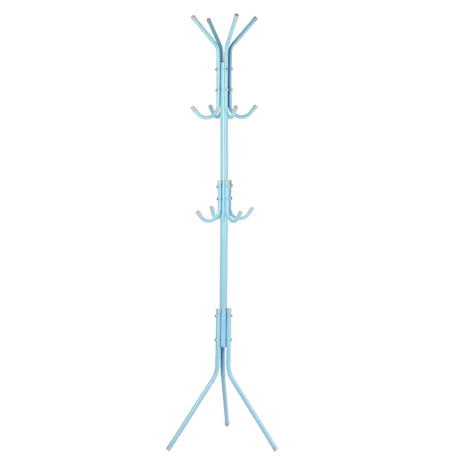 COLGADOR PERCHERO METÁLICO TRÍPODE CELESTE 165 CM X 42 CM - 1