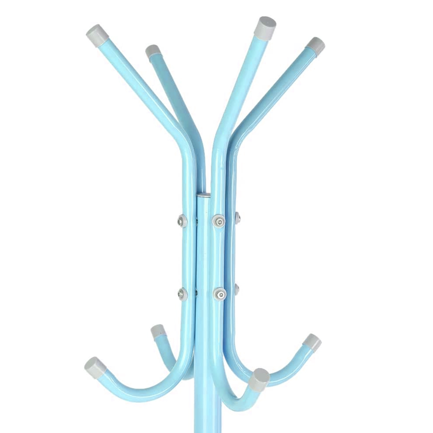 COLGADOR PERCHERO METÁLICO TRÍPODE CELESTE 165 CM X 42 CM - 3